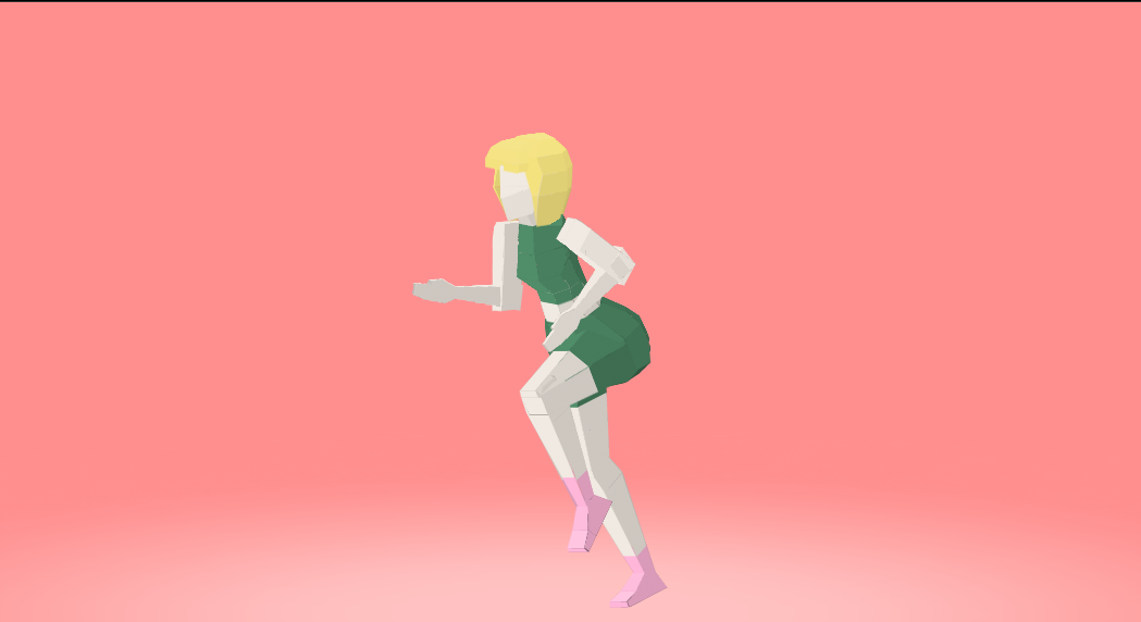 Pure CSS 3D Girl